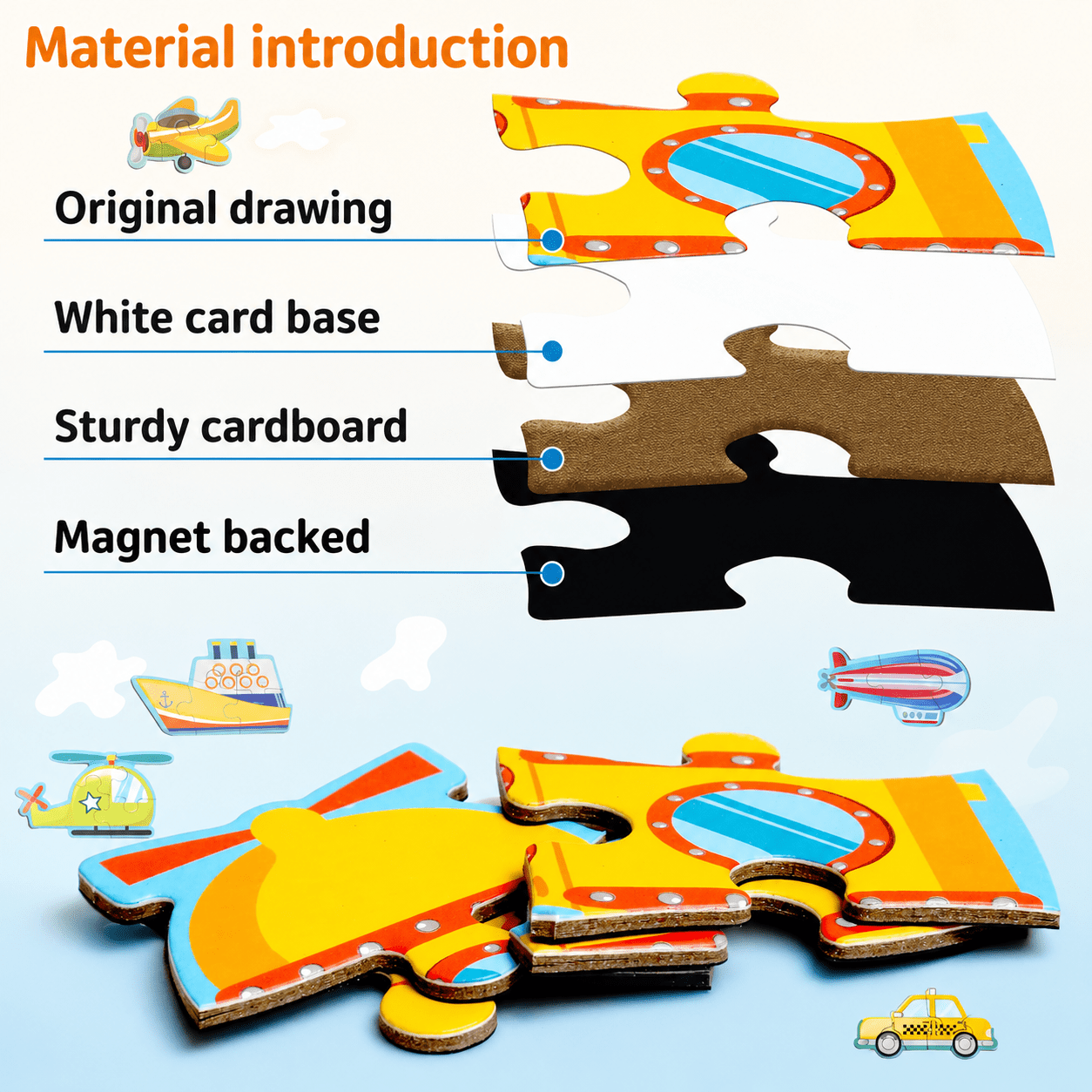 Montessori Magnetic Story Puzzle Books - Project Montessori