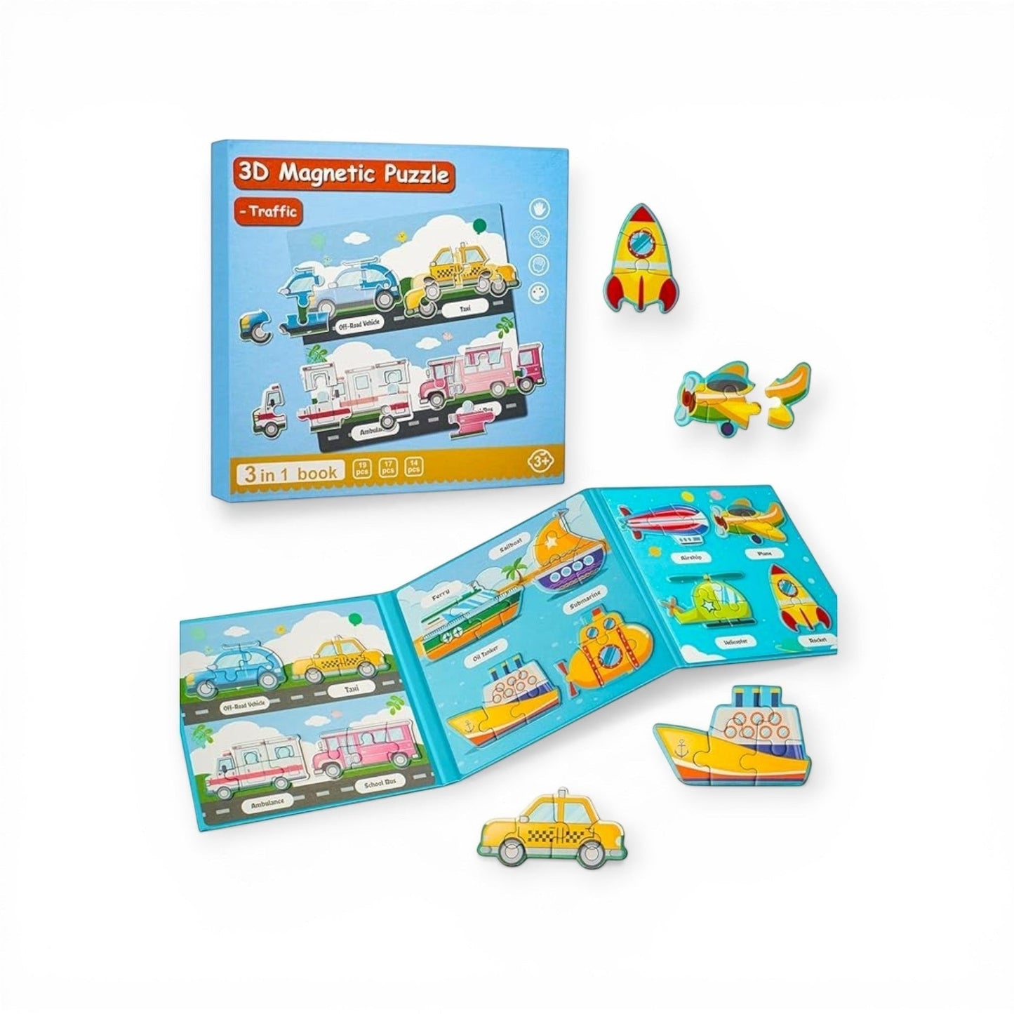 Montessori Magnetic Story Puzzle Books - Project Montessori