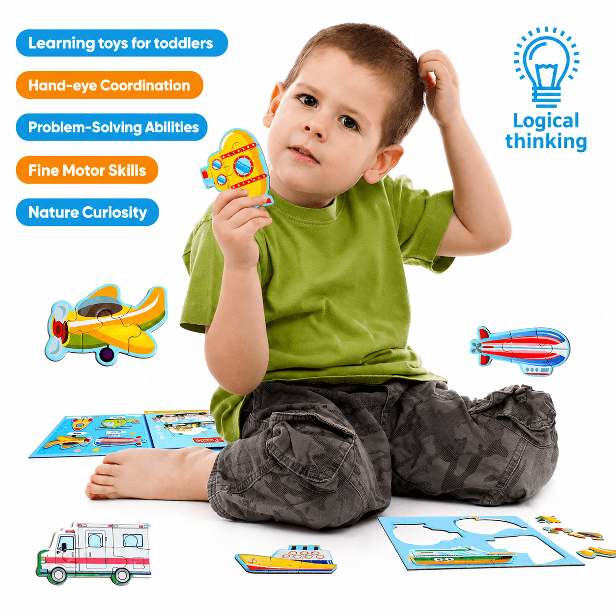 Montessori Magnetic Story Puzzle Books - Project Montessori