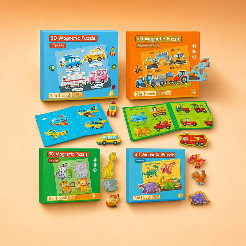Montessori Magnetic Story Puzzle Books extra view