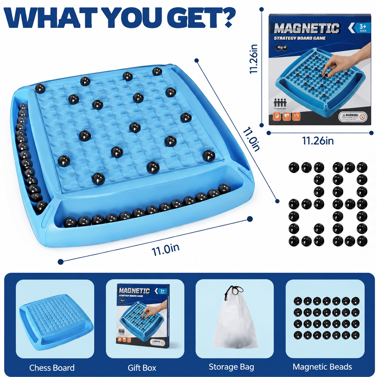 Montessori Magnetic Strategy Game - Project Montessori