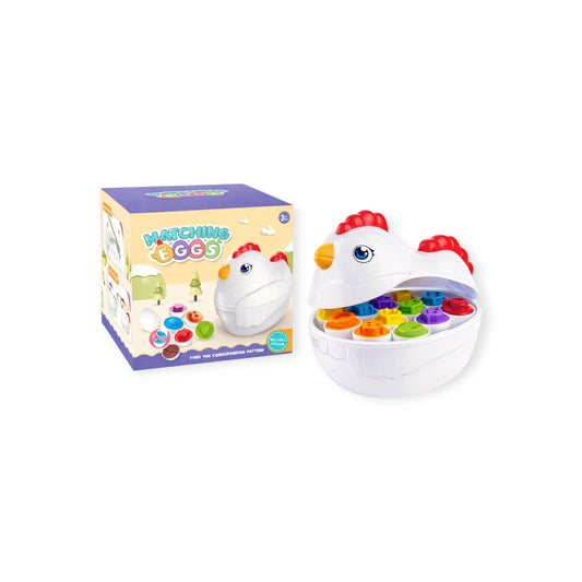 Montessori Mama Hen Matching Eggs - Project Montessori