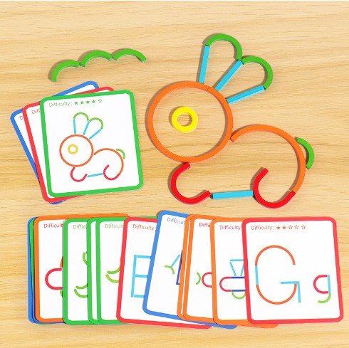 Montessori Masterpieces: Sticks & Rings Builder - Project Montessori