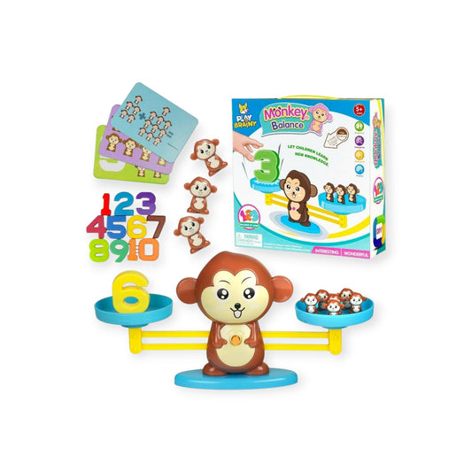 Montessori Monkey Balance Math Game - Project Montessori
