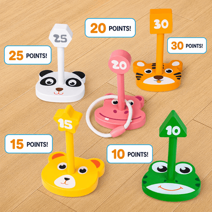 Montessori Outdoor Animal Ring Toss Kit - Project Montessori