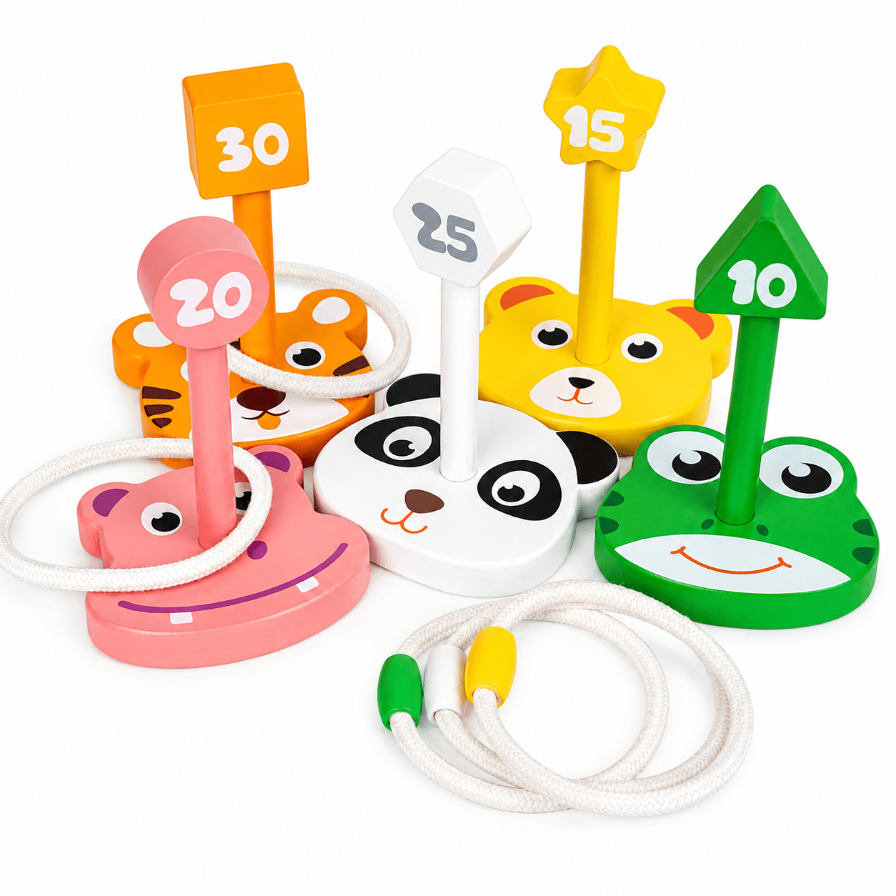 Montessori Outdoor Animal Ring Toss Kit - Project Montessori