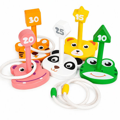 Montessori Outdoor Animal Ring Toss Kit - Project Montessori