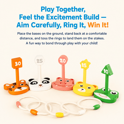 Montessori Outdoor Animal Ring Toss Kit - Project Montessori