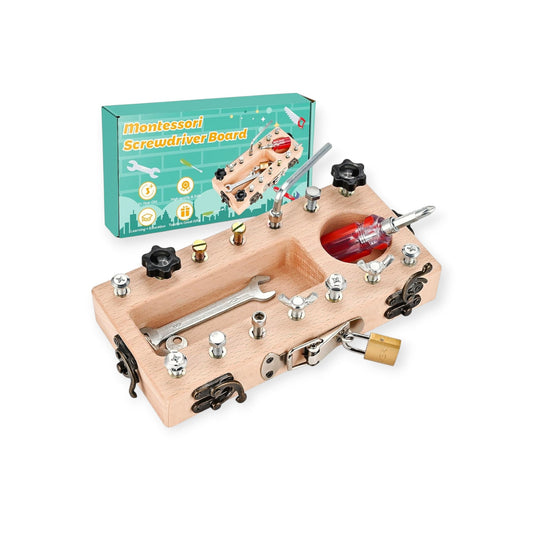 Montessori Screwdriver Tool Board - Project Montessori