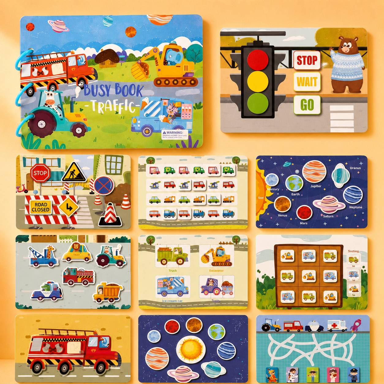 Montessori Sensory Book - Project Montessori