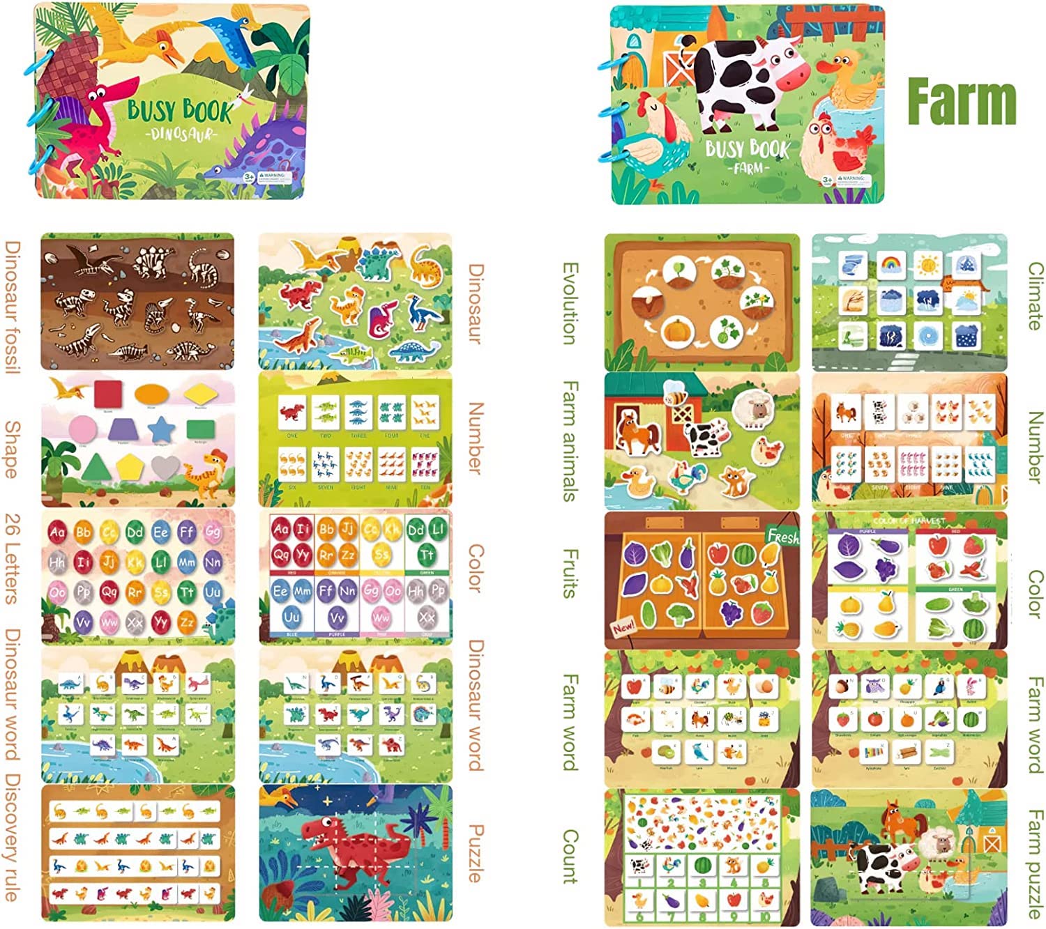 Montessori Sensory Book - Project Montessori