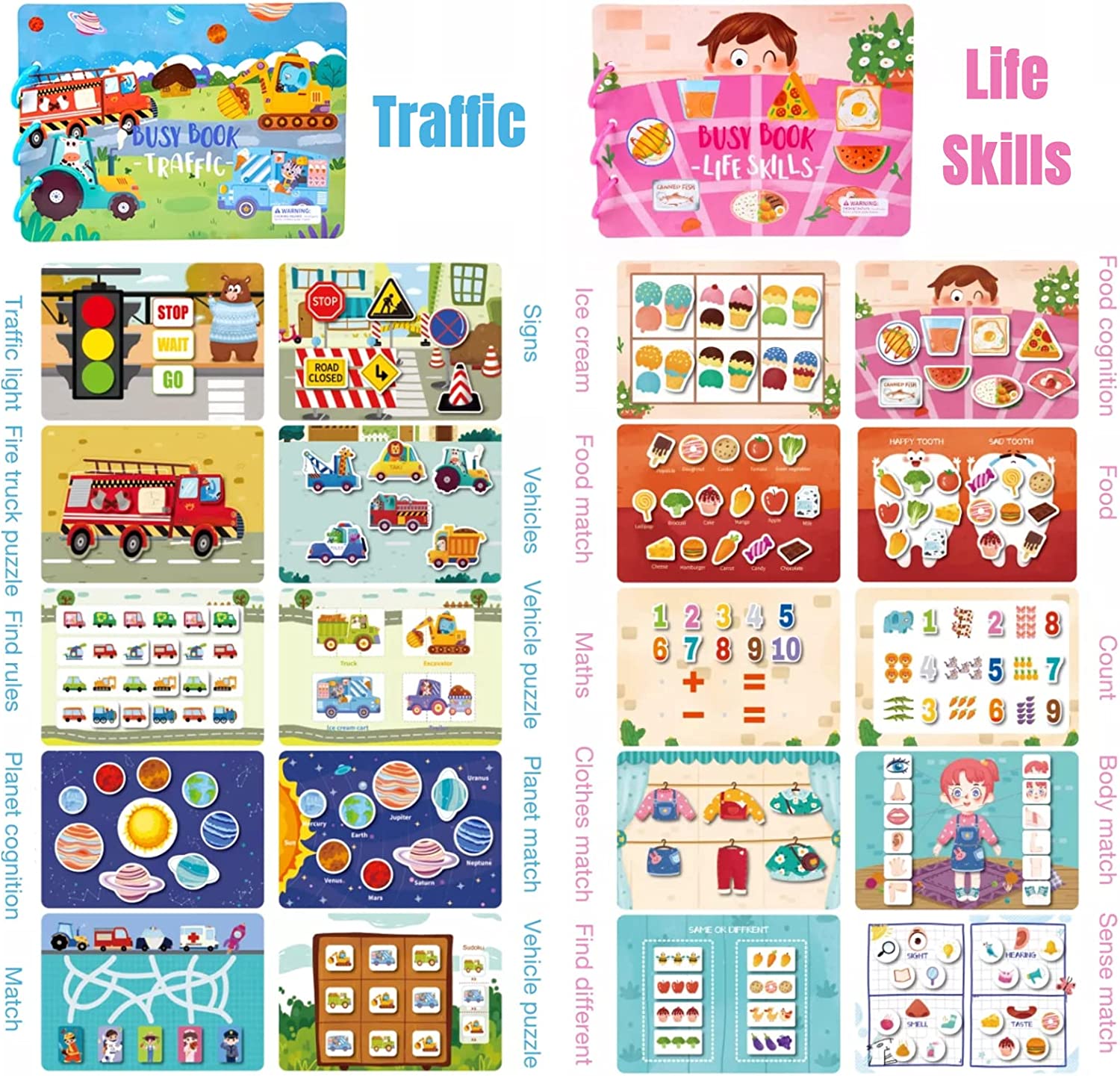 Montessori Sensory Book - Project Montessori