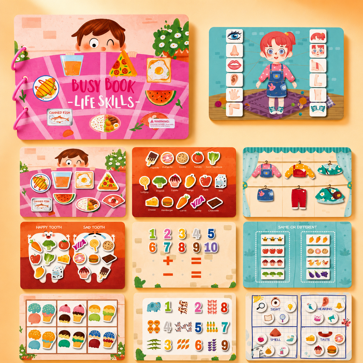 Montessori Sensory Book - Project Montessori