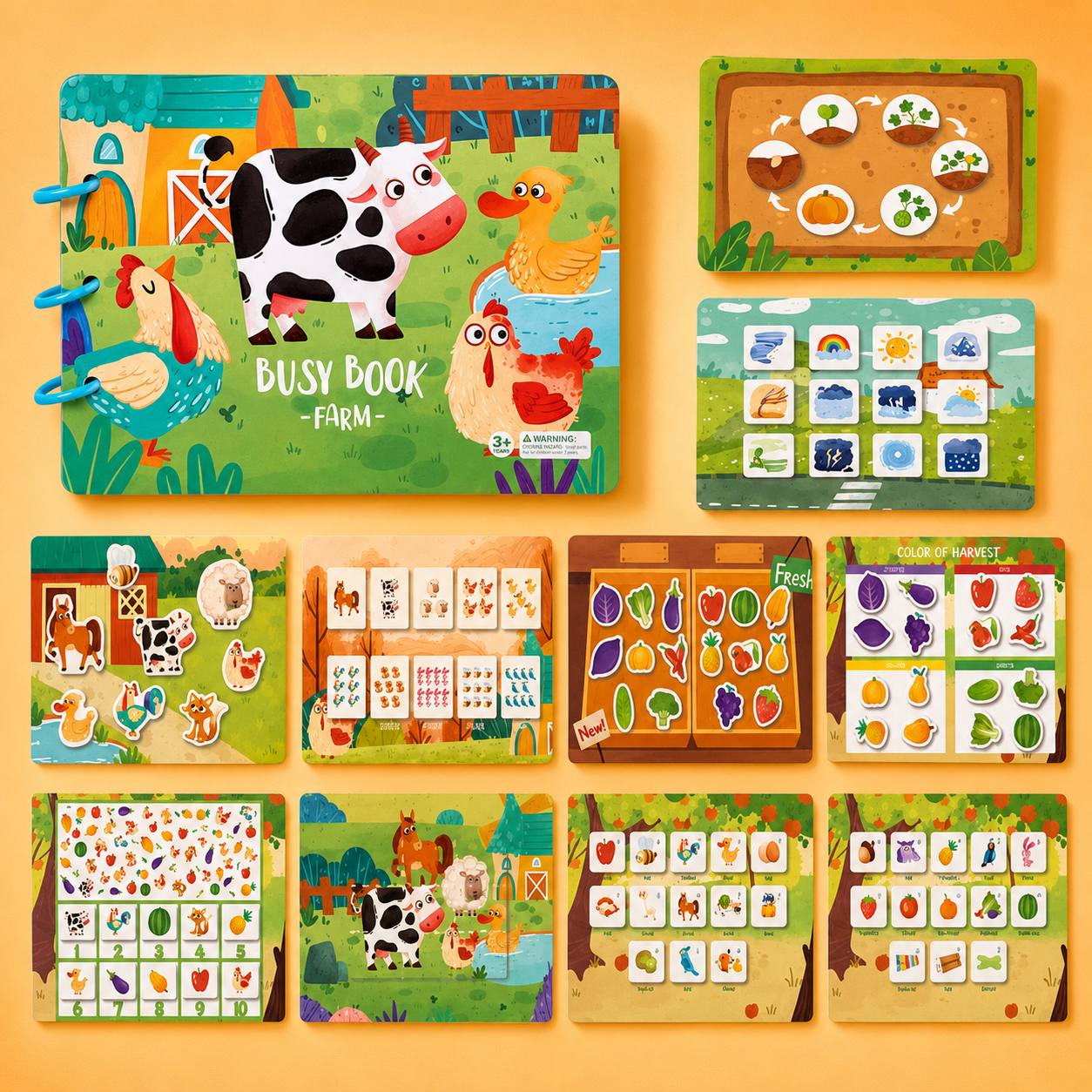 Montessori Sensory Book - Project Montessori