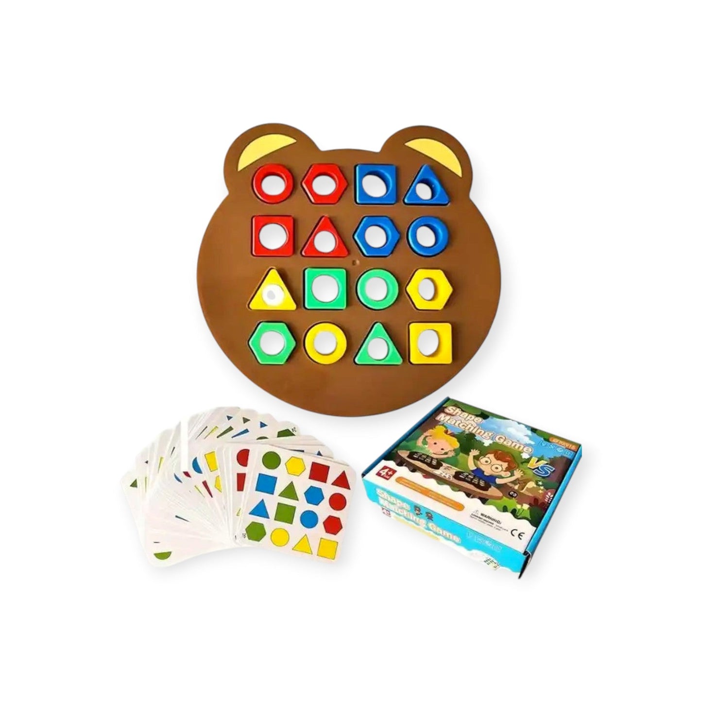 Montessori Shape & Color Matching Puzzle - Project Montessori