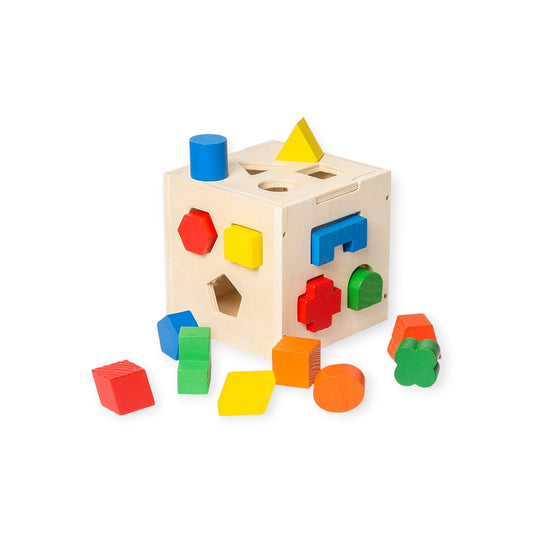 Montessori Shape Sorting Cube - Project Montessori