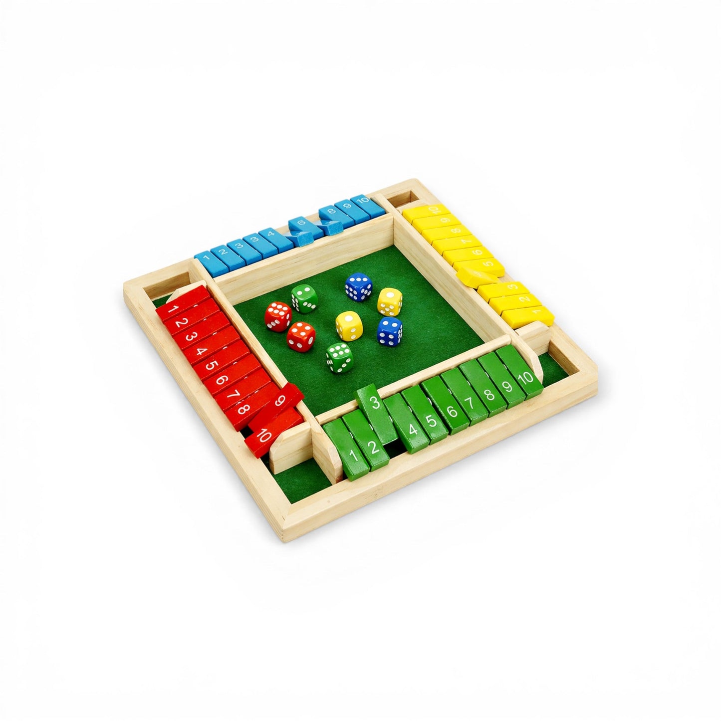 Montessori Shut The Box Dice Game - Project Montessori