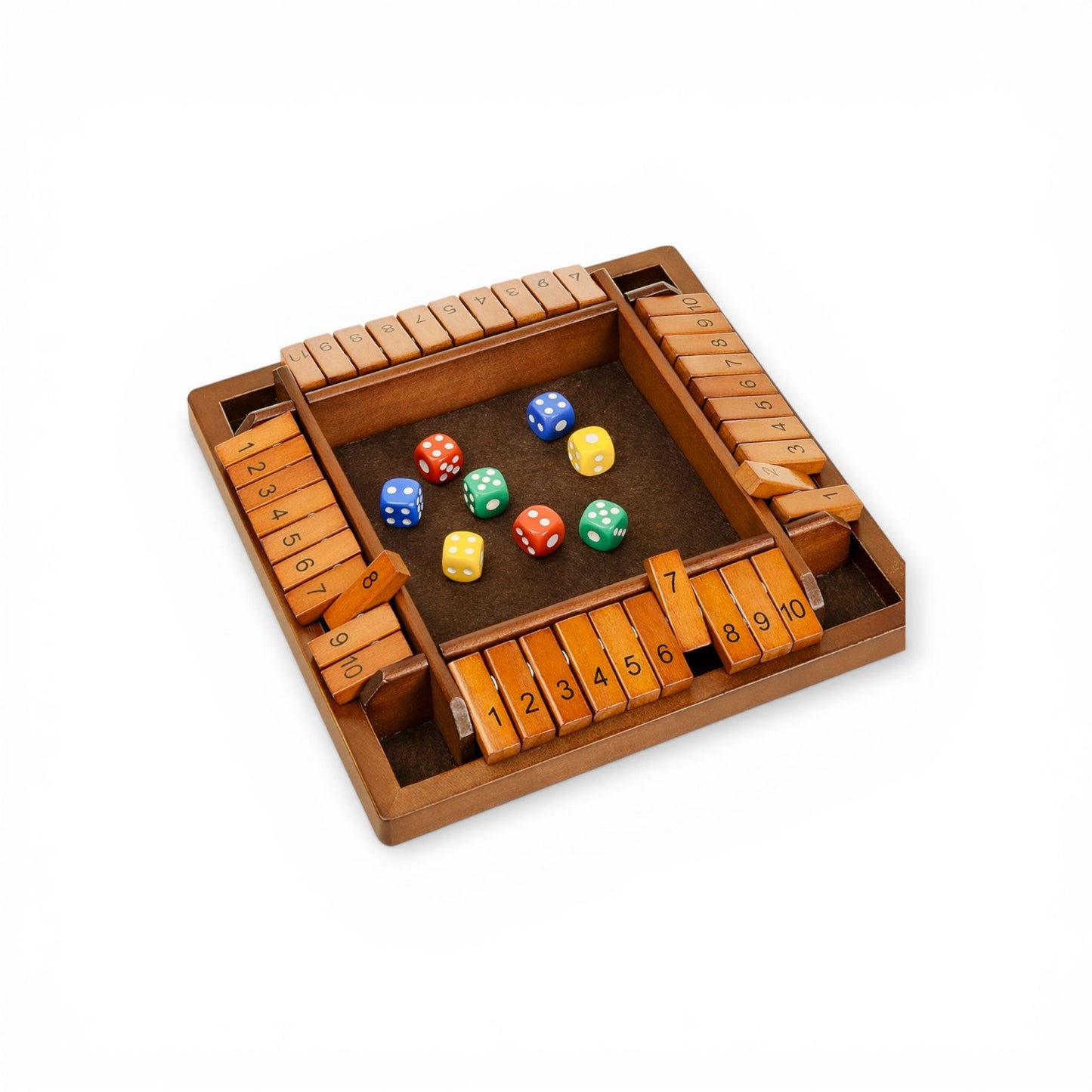 Montessori Shut The Box Dice Game - Project Montessori