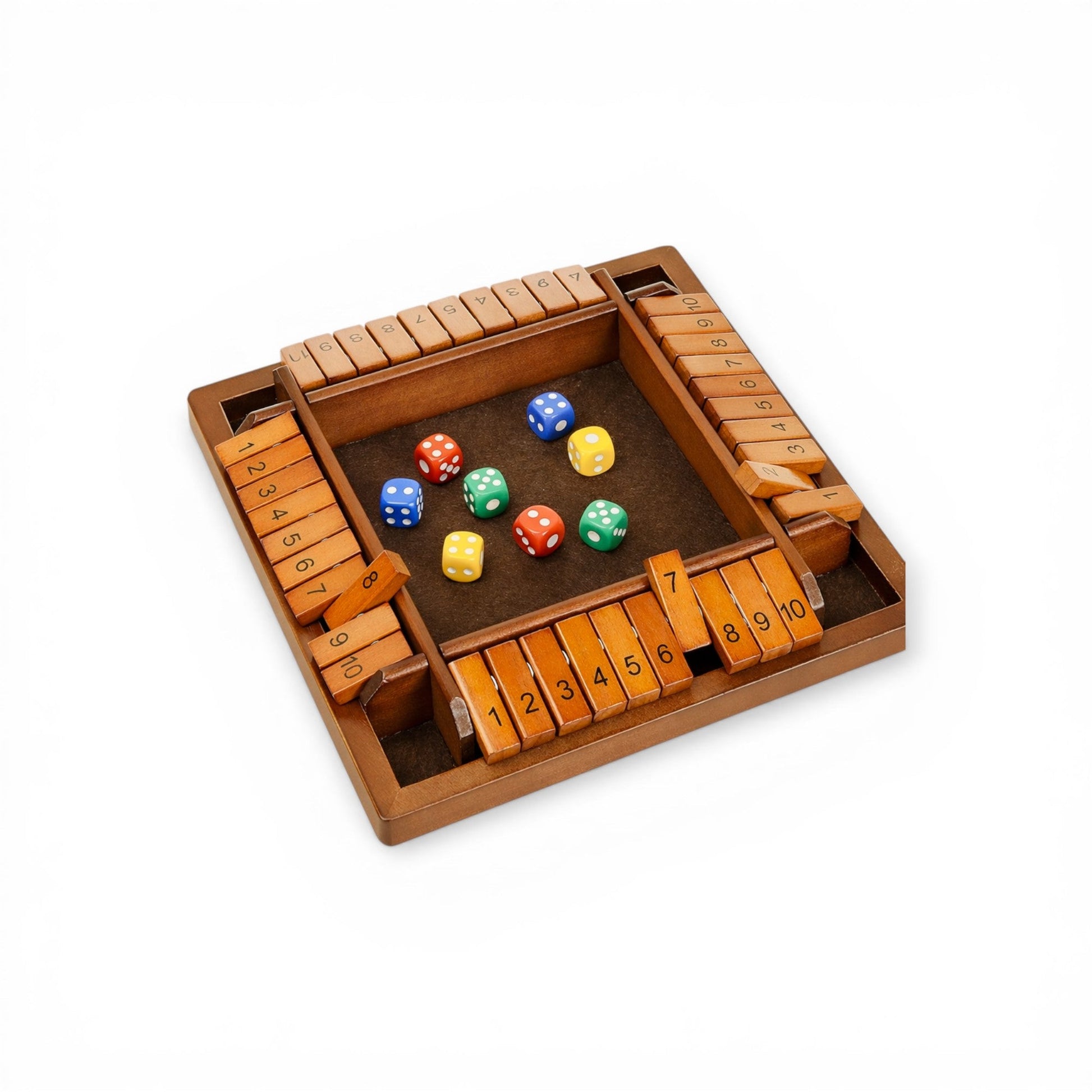 Montessori Shut The Box Dice Game - Project Montessori