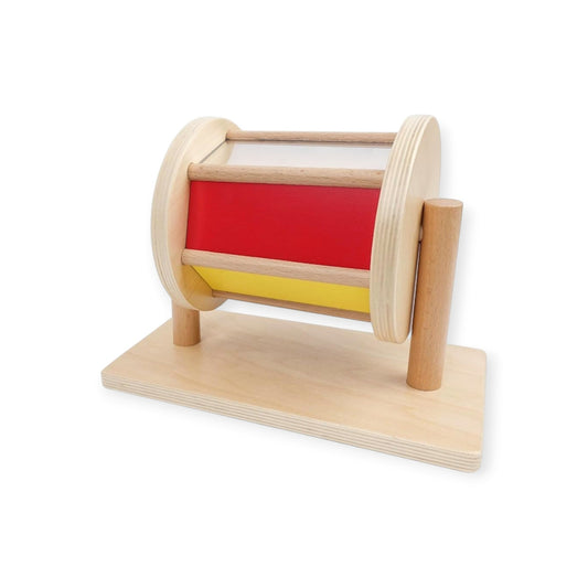 Montessori Spinning Drum with Mirror - Project Montessori