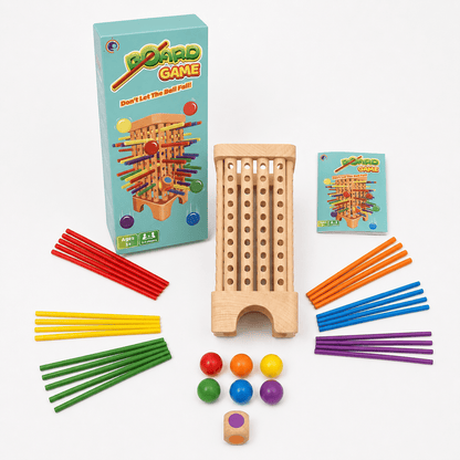Montessori Stick Drop Tower Game - Project Montessori