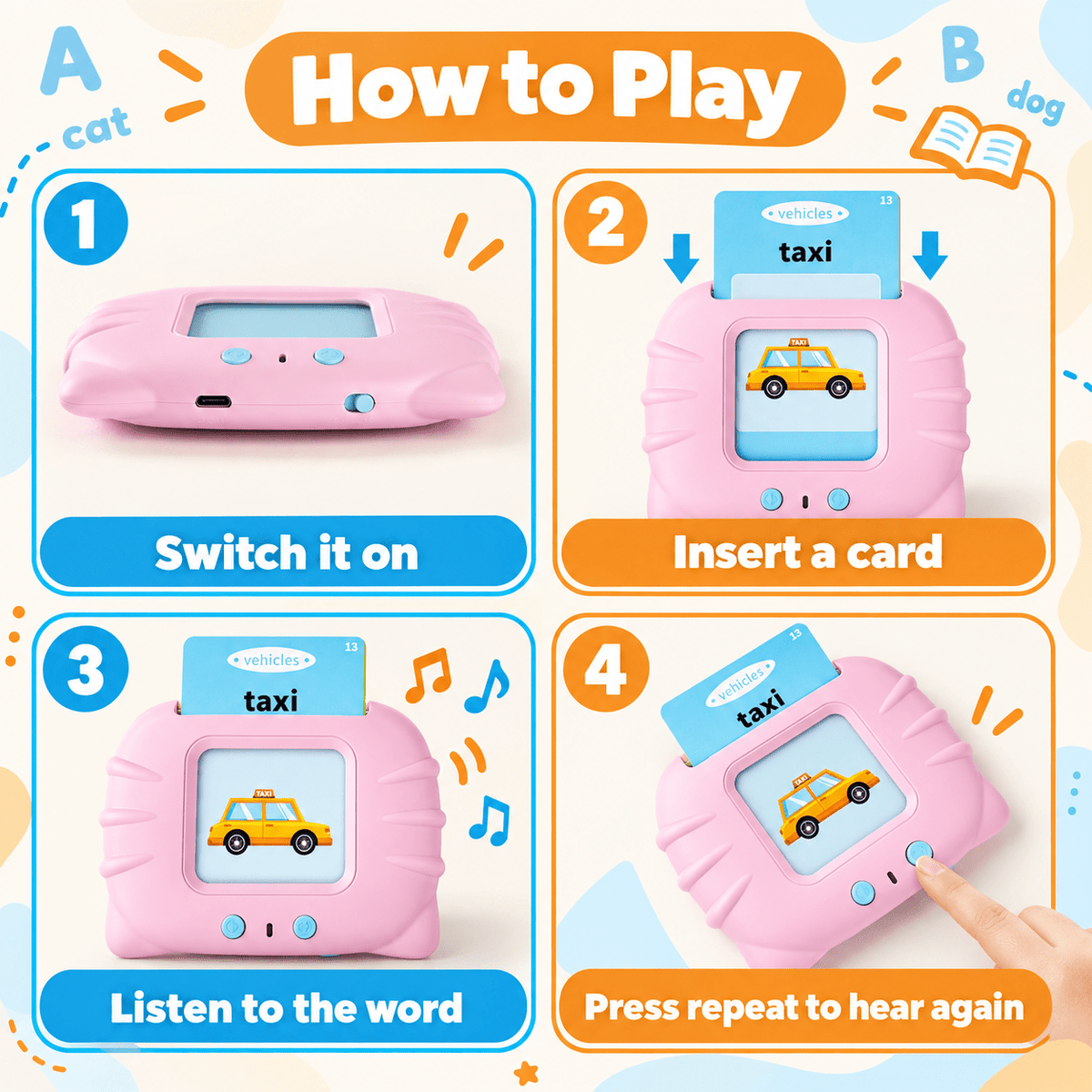 Montessori Talking Flash Cards - Project Montessori