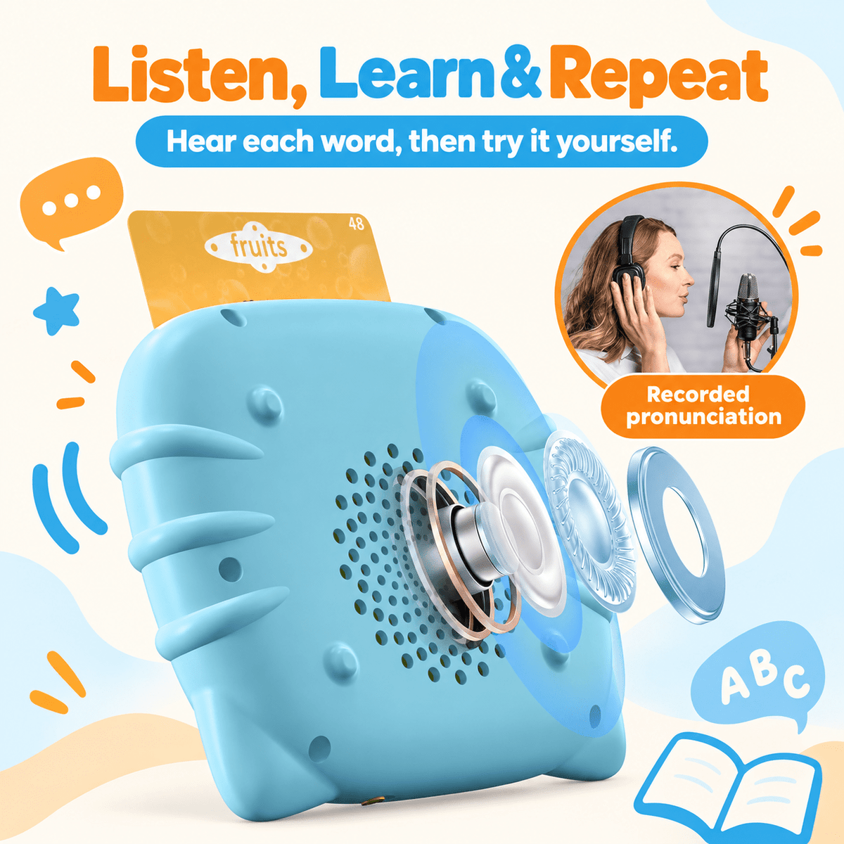 Montessori Talking Flash Cards - Project Montessori