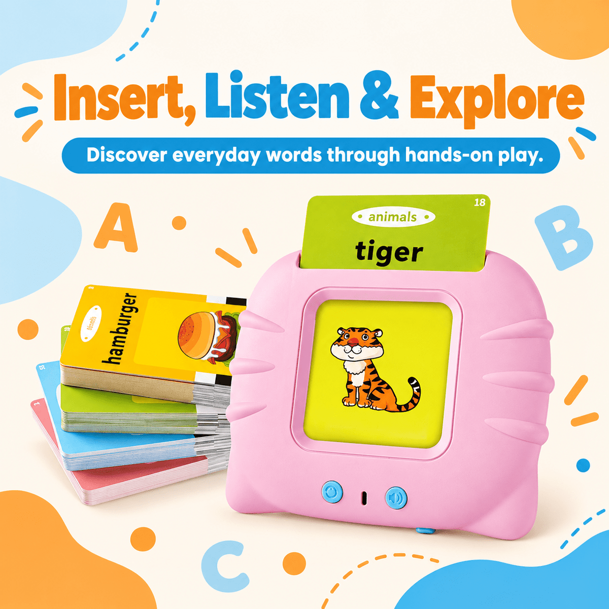 Montessori Talking Flash Cards - Project Montessori