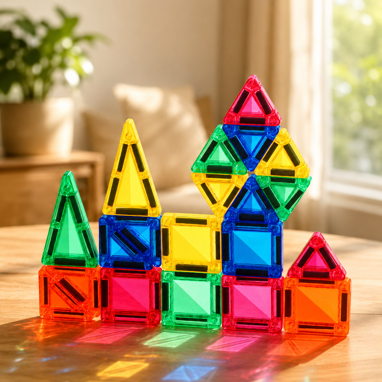 Montessori Travel Magnetic Tiles - Project Montessori