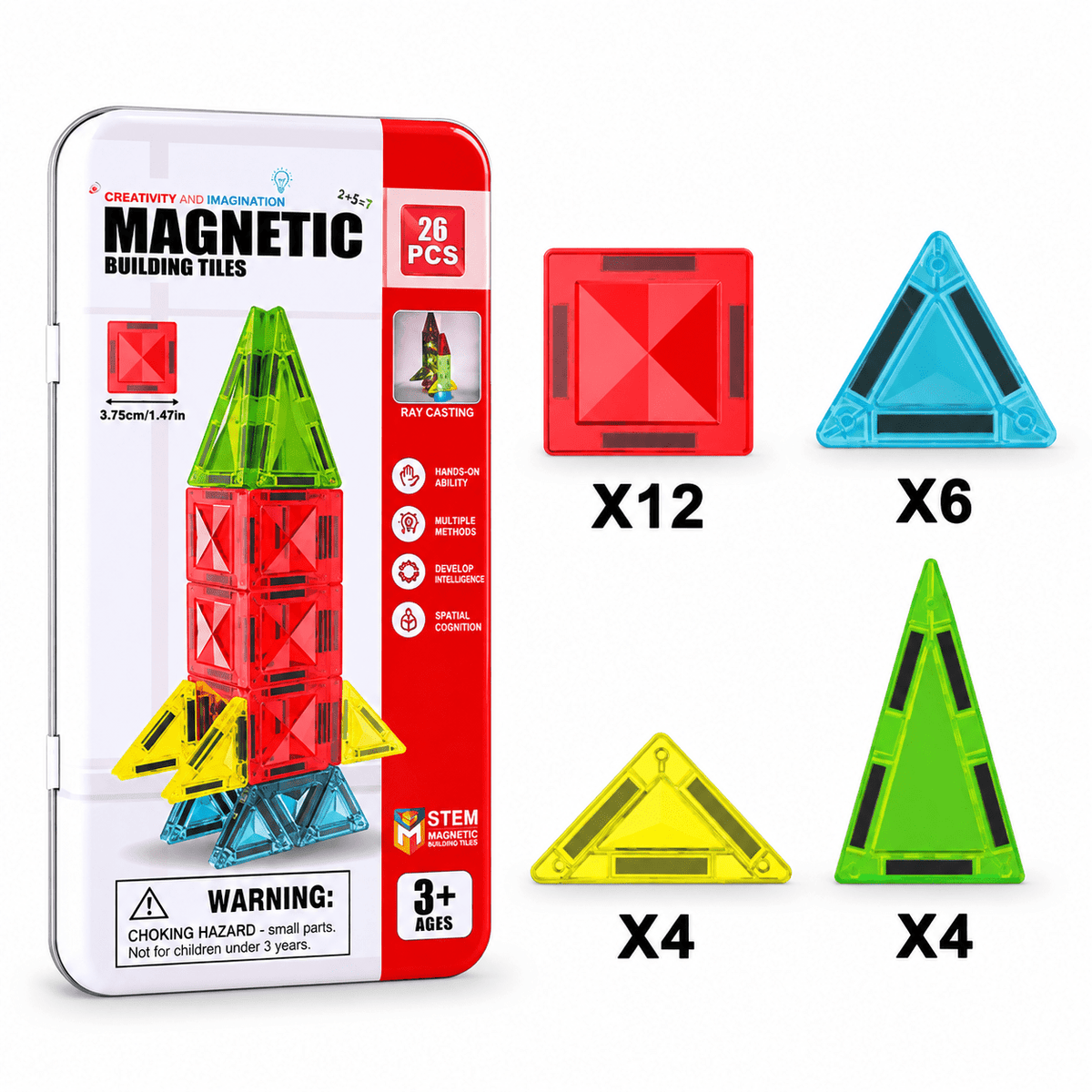 Montessori Travel Magnetic Tiles - Project Montessori