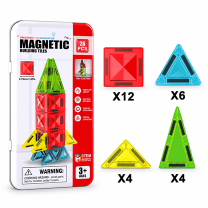 Montessori Travel Magnetic Tiles - Project Montessori