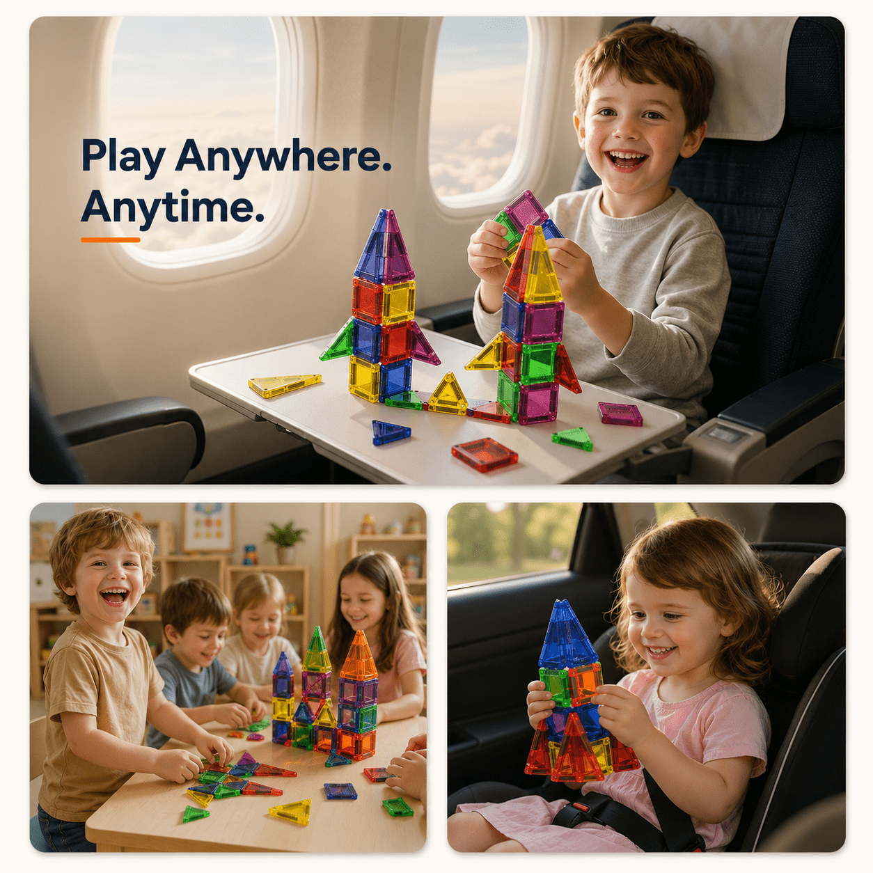Montessori Travel Magnetic Tiles - Project Montessori