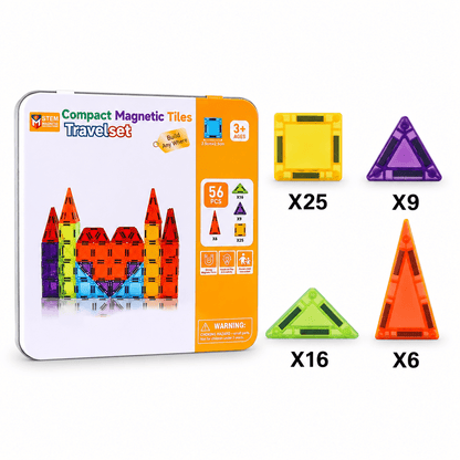 Montessori Travel Magnetic Tiles - Project Montessori