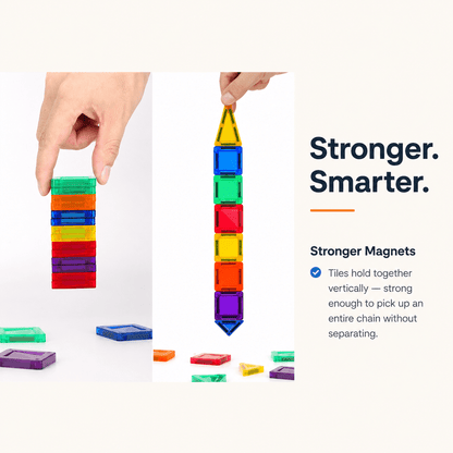 Montessori Travel Magnetic Tiles - Project Montessori