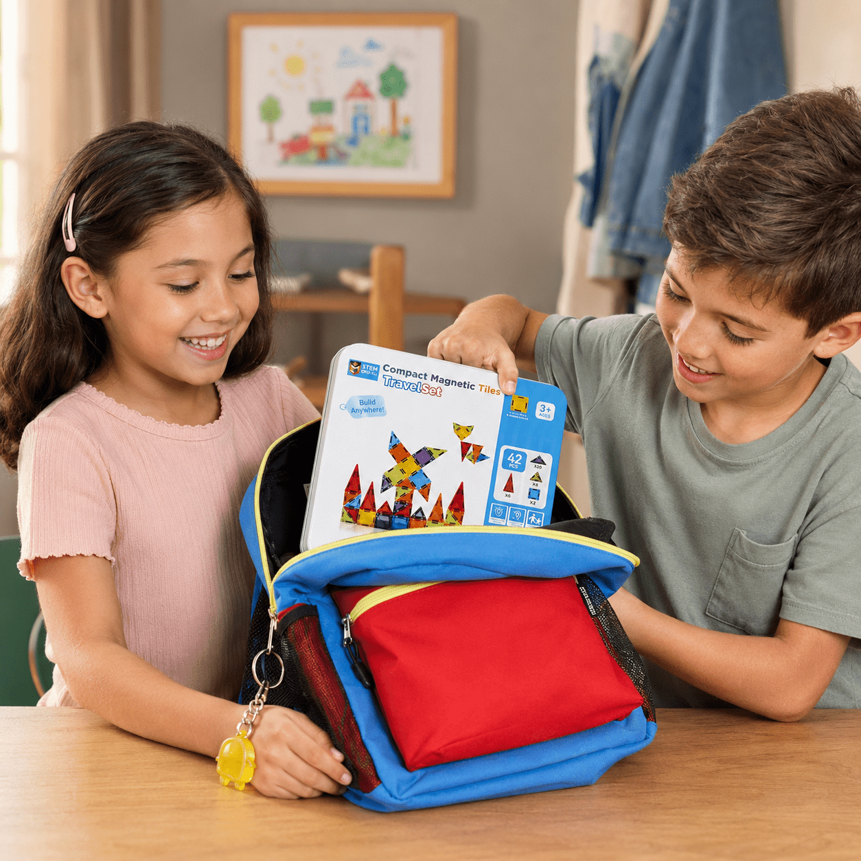 Montessori Travel Magnetic Tiles - Project Montessori