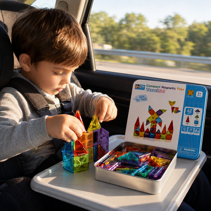 Montessori Travel Magnetic Tiles - Project Montessori