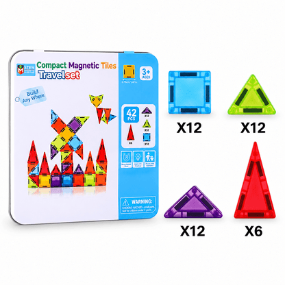 Montessori Travel Magnetic Tiles - Project Montessori