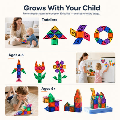 Montessori Travel Magnetic Tiles - Project Montessori