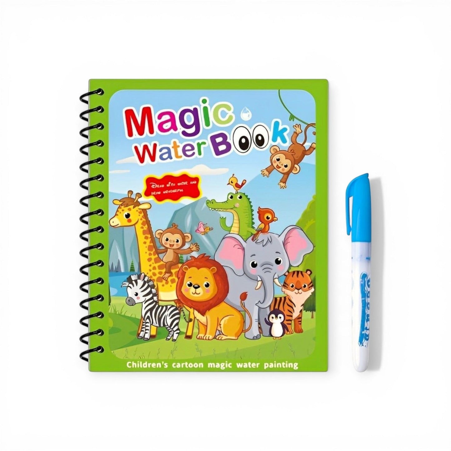 Montessori Water Drawing & Coloring Book - Project Montessori