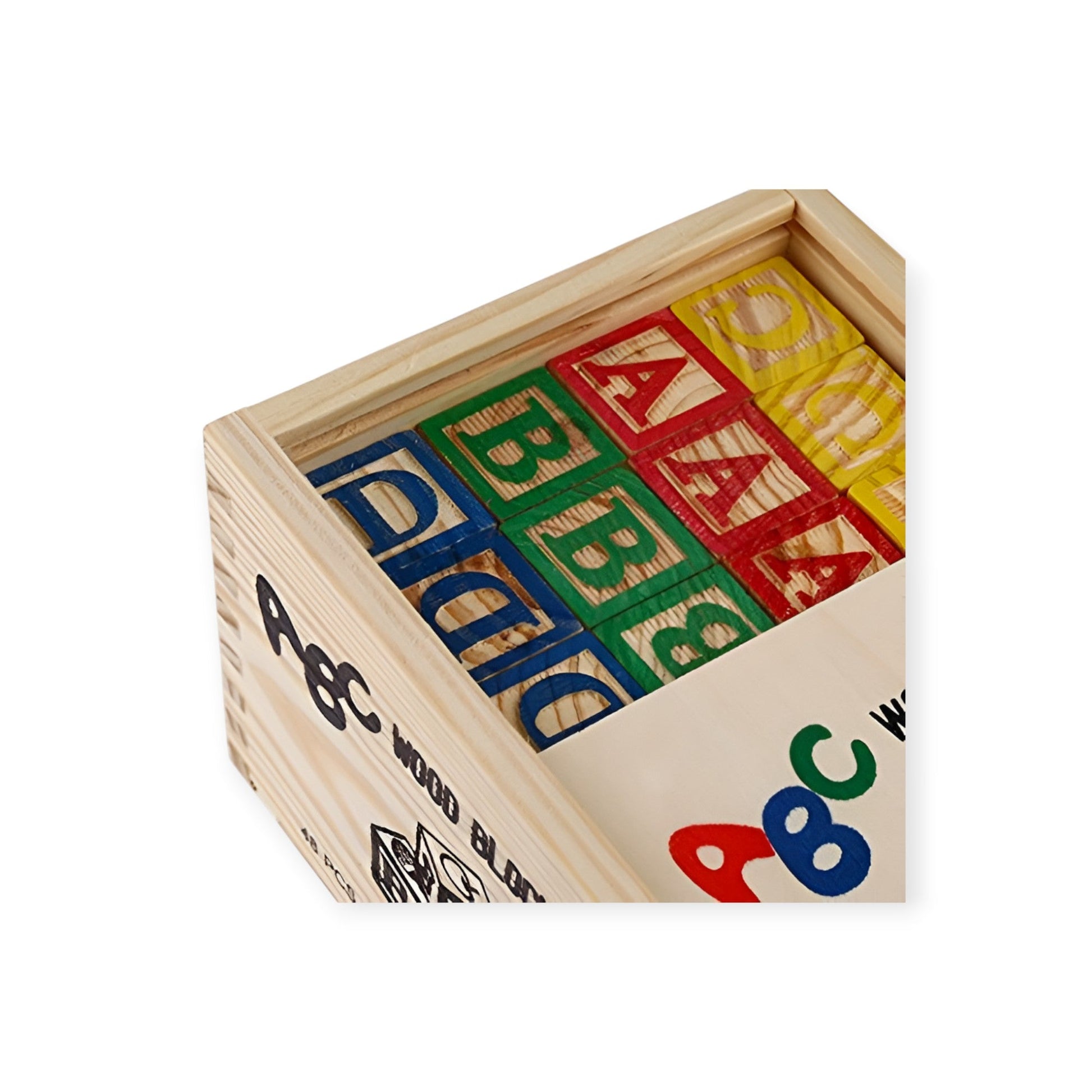 Montessori Wooden ABC Building Blocks - Project Montessori