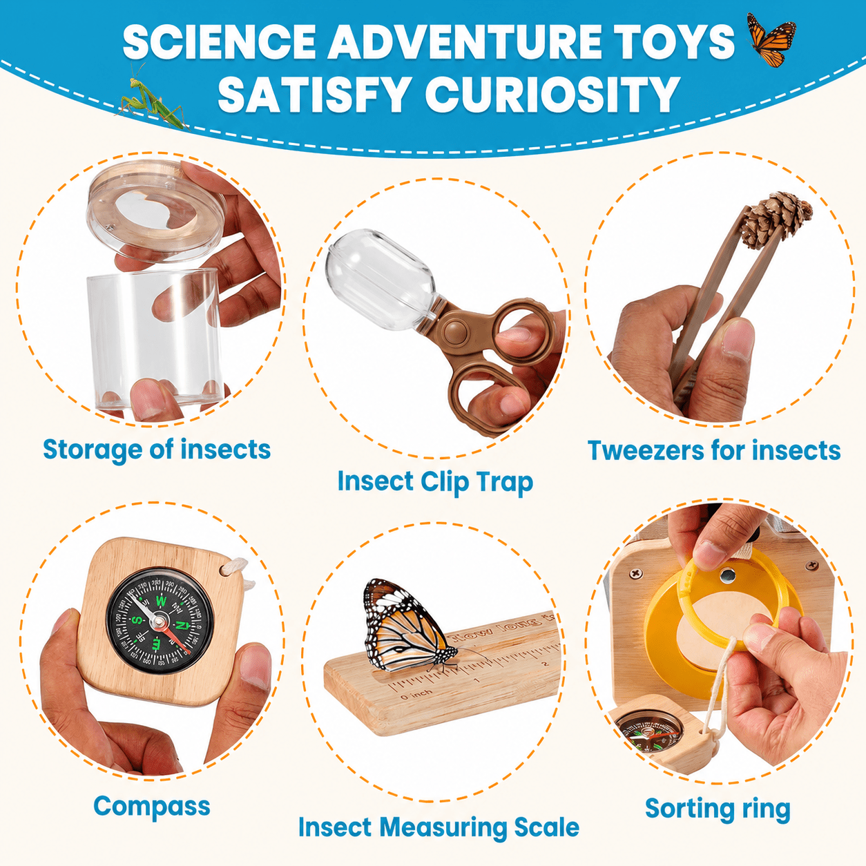 Montessori Wooden Bug Catcher Kit - Project Montessori