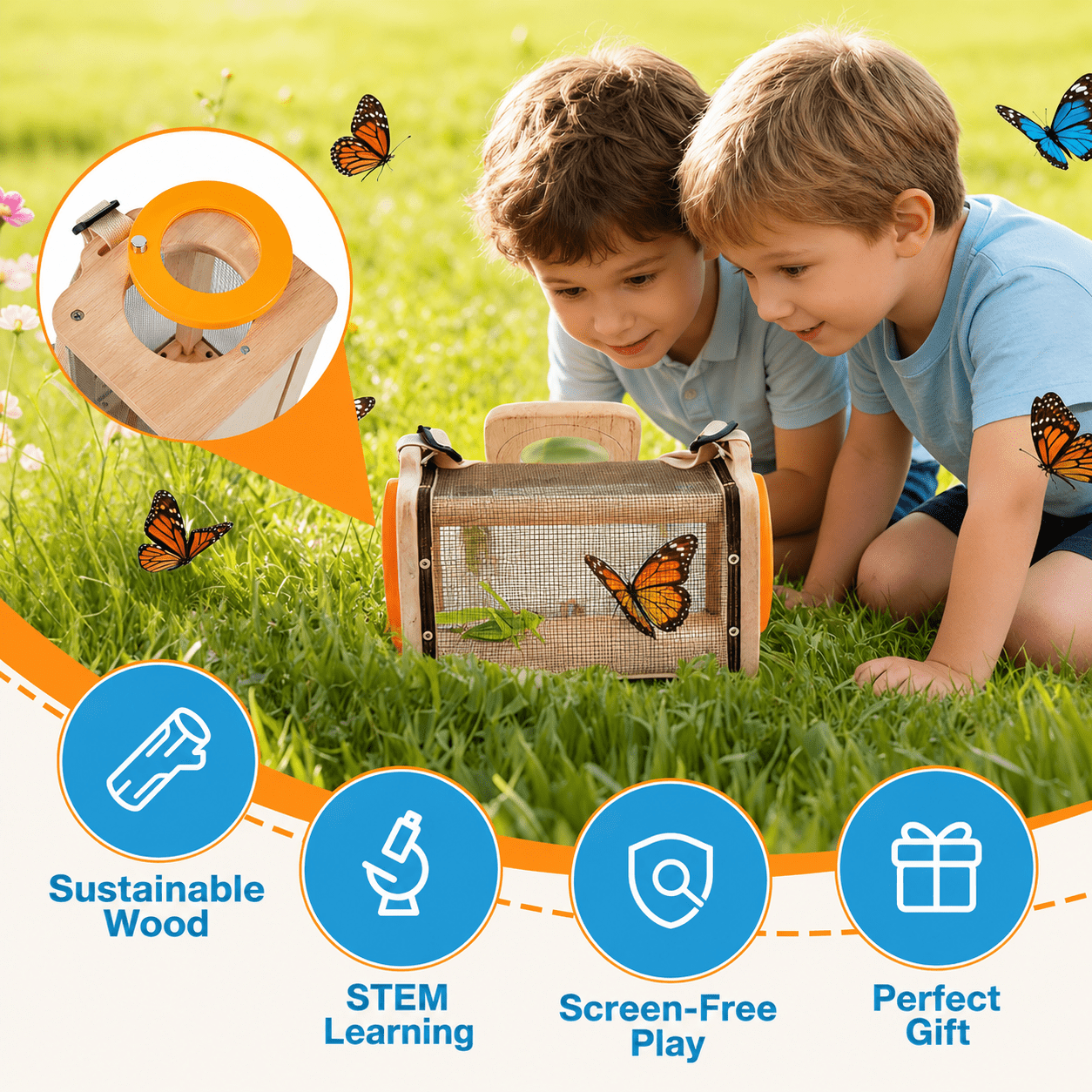 Montessori Wooden Bug Catcher Kit - Project Montessori
