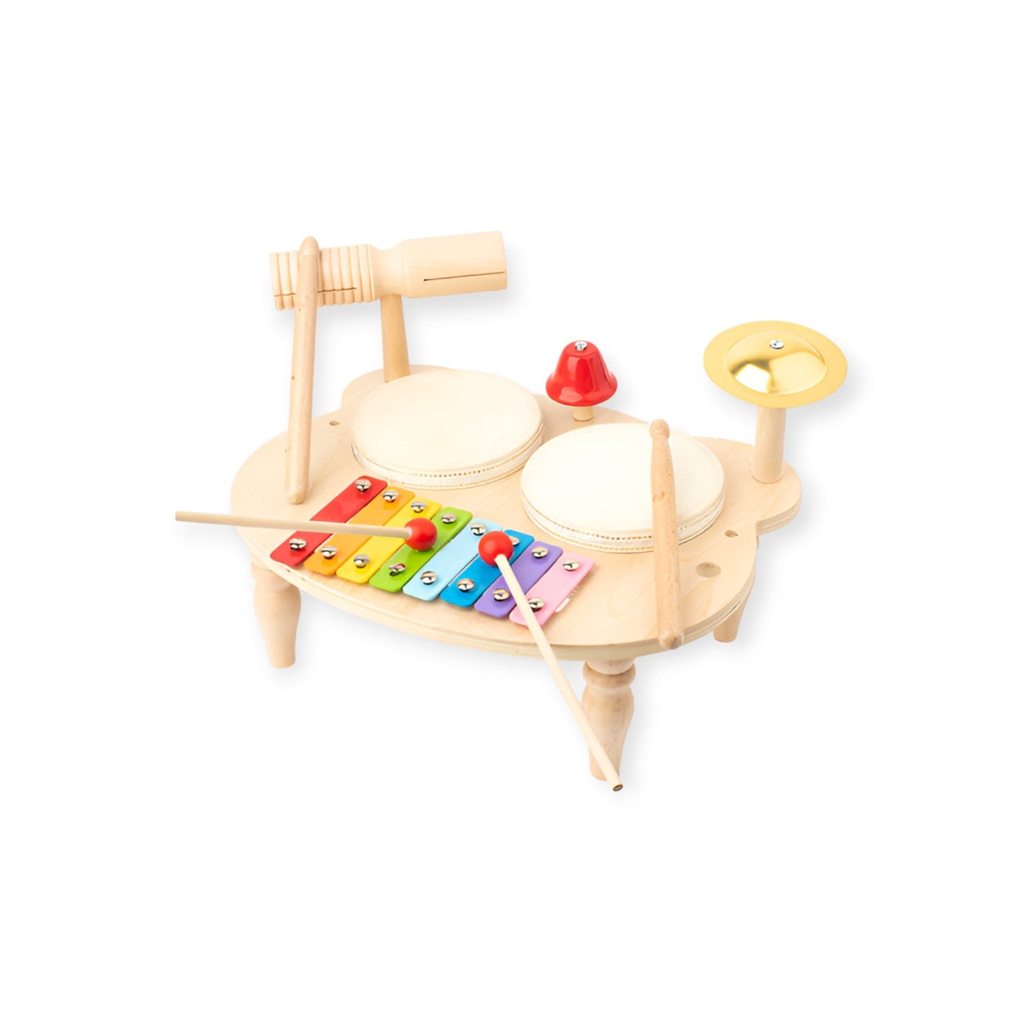 Montessori Wooden Drums Set - Project Montessori