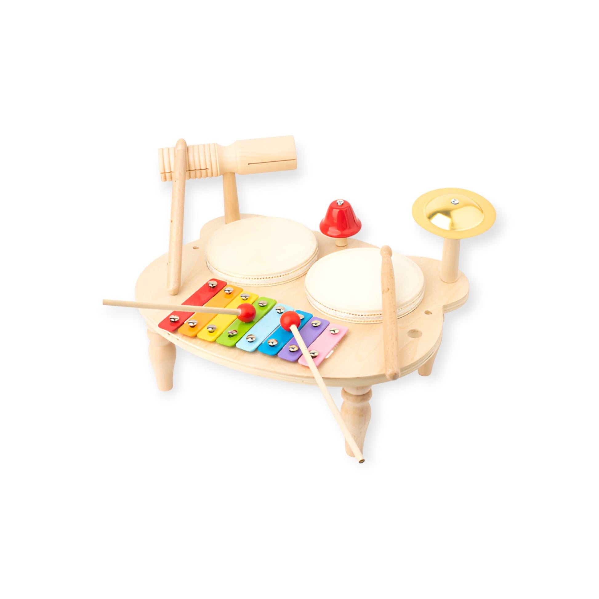 Montessori Wooden Drums Set - Project Montessori