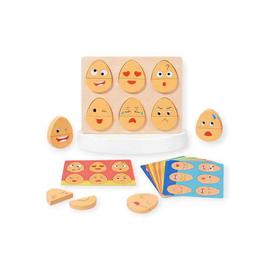Montessori Wooden Expressions Eggs - Project Montessori