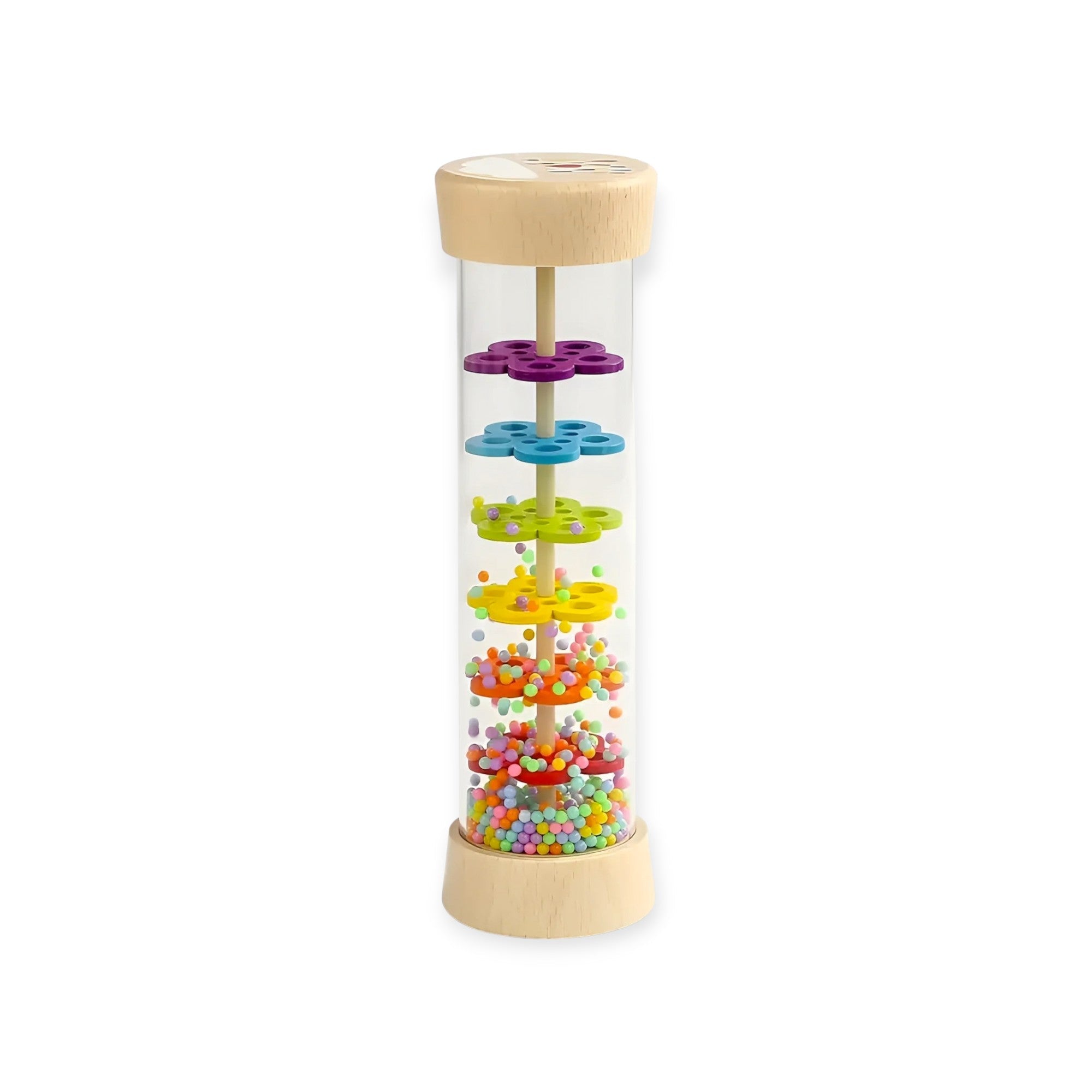 Montessori Wooden Toddler Rattle - GIRAFFLYSTICKY Age 0-12m – Project ...