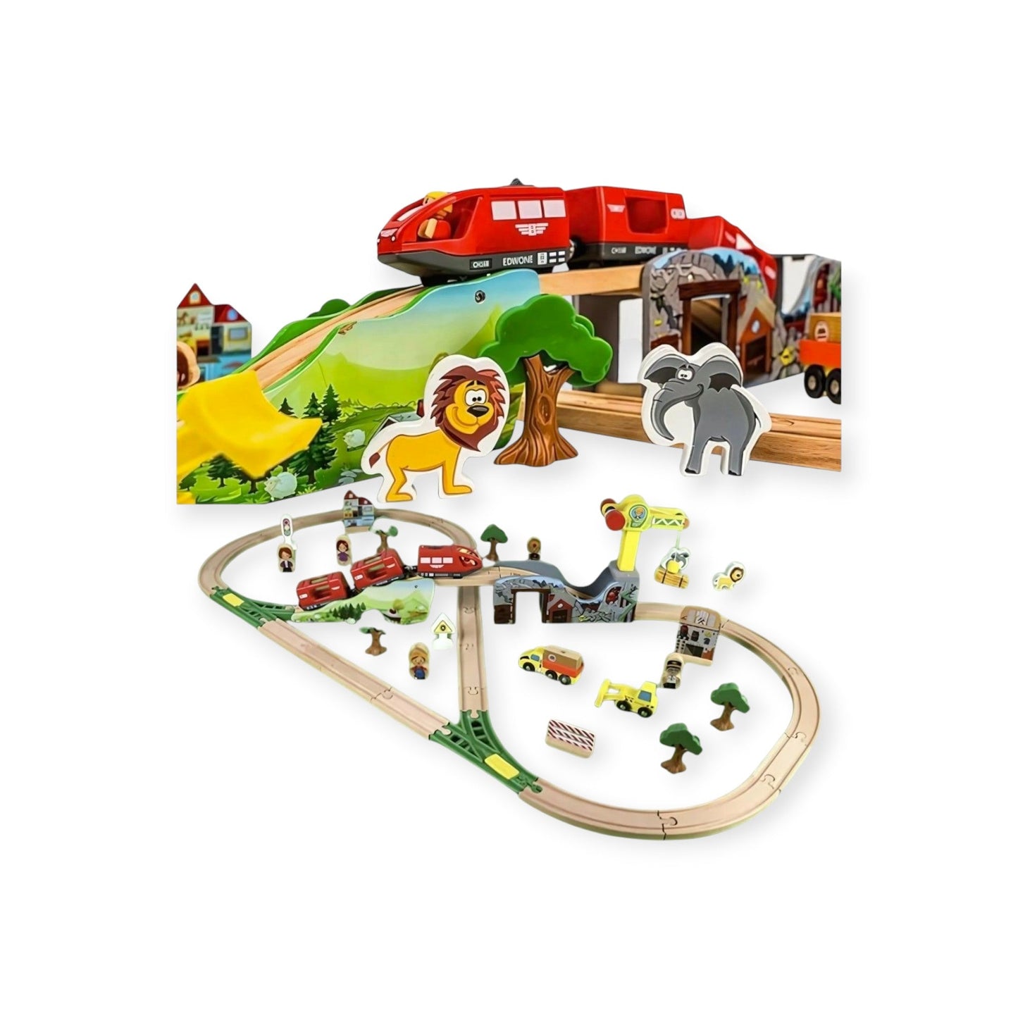 Montessori Wooden Train Track - Project Montessori