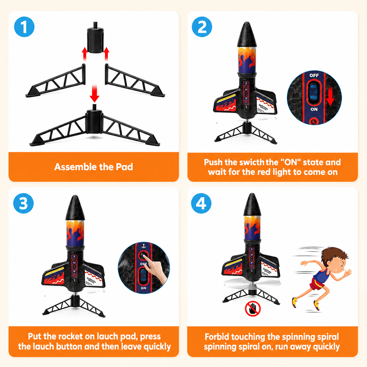 Outdoor Rocket Launcher Set for Kids - Project Montessori