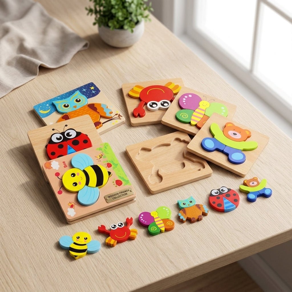 Project Montessori™ Animal Puzzles 6 PACK - Project Montessori