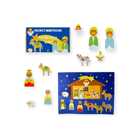 Project Montessori Felt Nativity Scene - Project Montessori